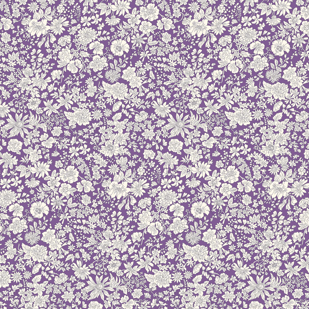 Emily Belle Damson – 100% Quilting Cotton Fabric by the Yard