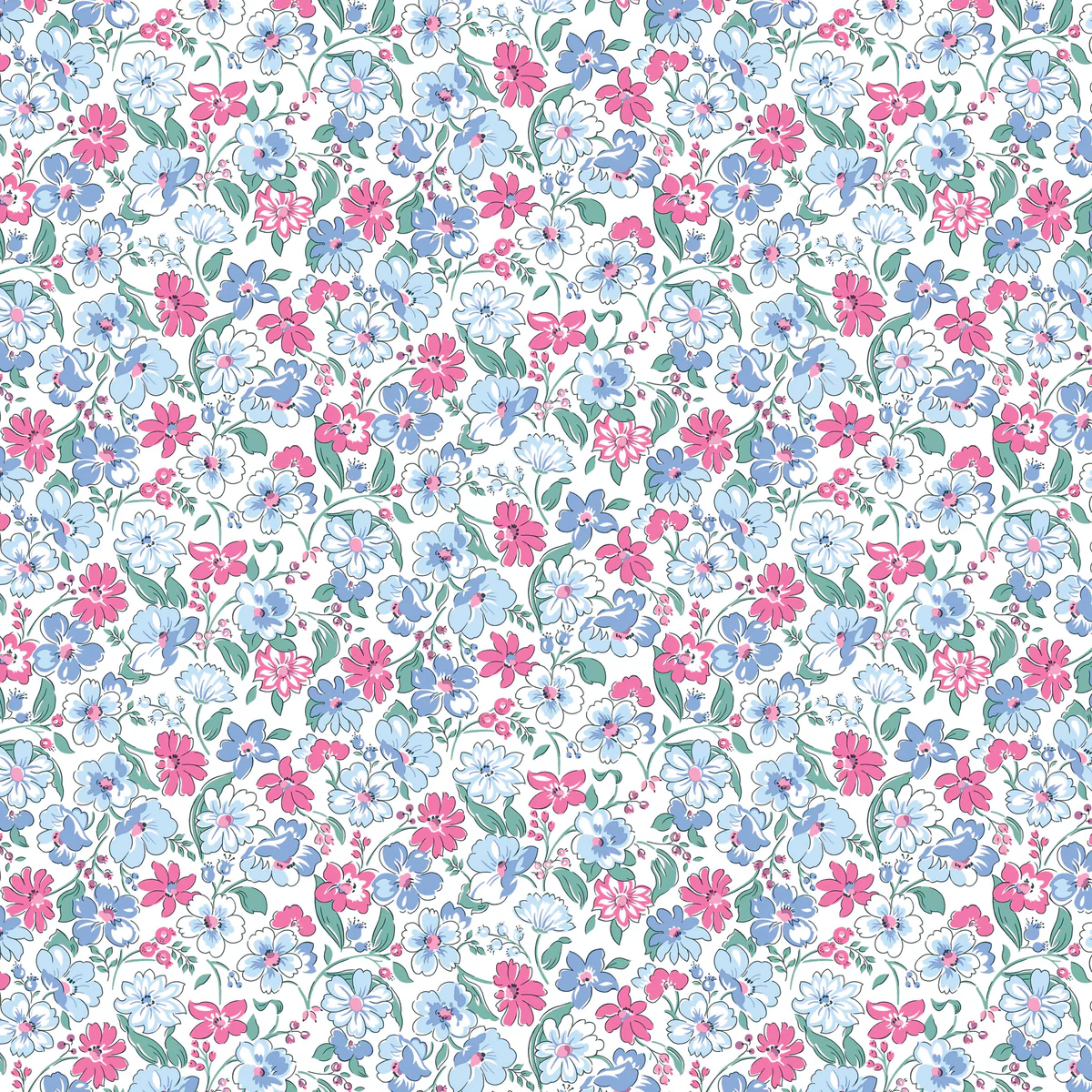 Heirloom Collection 1 Floral Joy A – 100% Quilting Cotton Fabric by the Yard
