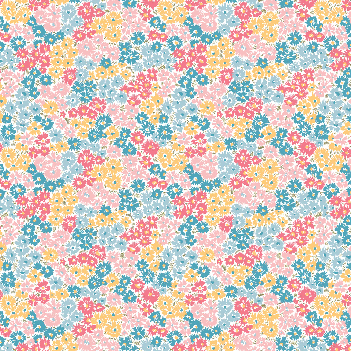 London Parks Kensington Confetti A – 100% Quilting Cotton Fabric by the Yard