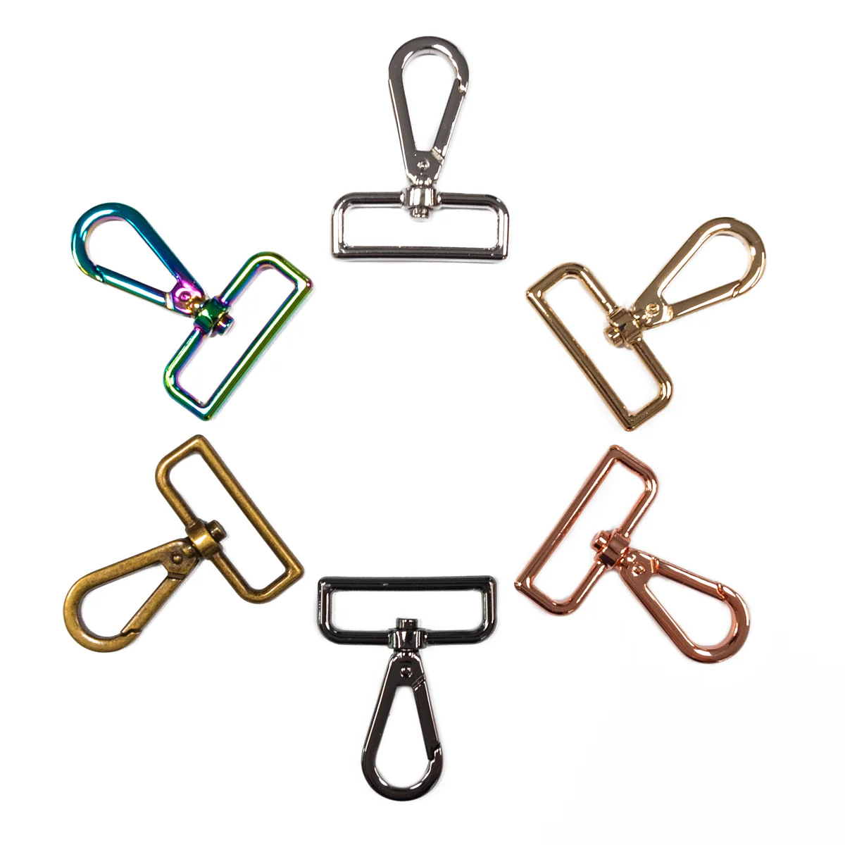 1 1/2" Swivel Snap Hooks - Set of 2