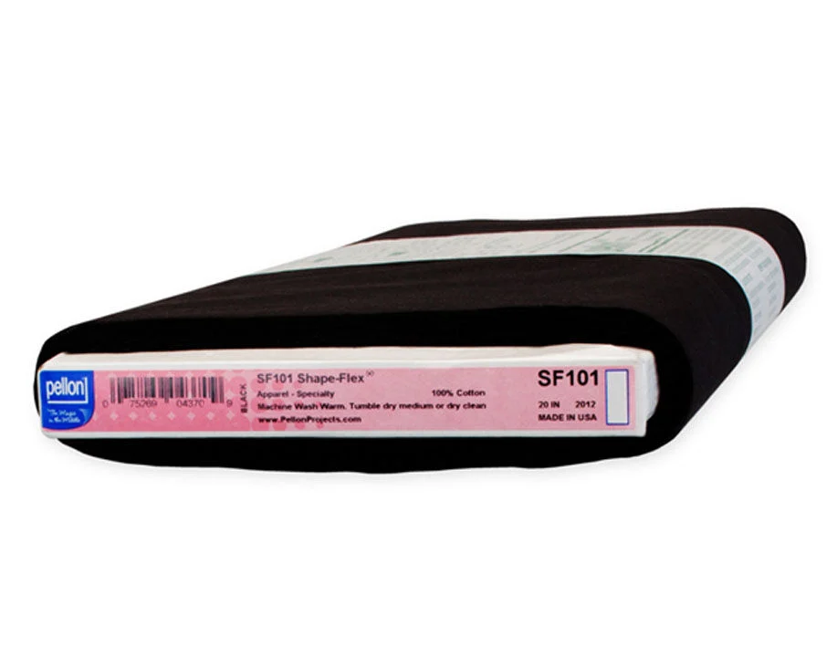 SF101B Pellon Shape-Flex Fusible Woven Interfacing Black
