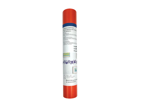 12"x6 ft - Adhesive Craft Vinyl - ORANGE