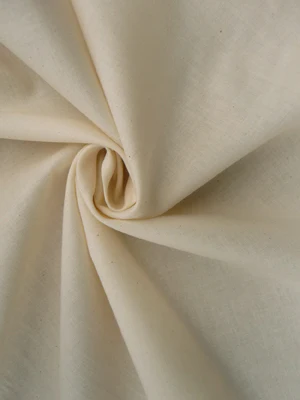 Natural Cotton Muslin Fabric 90W