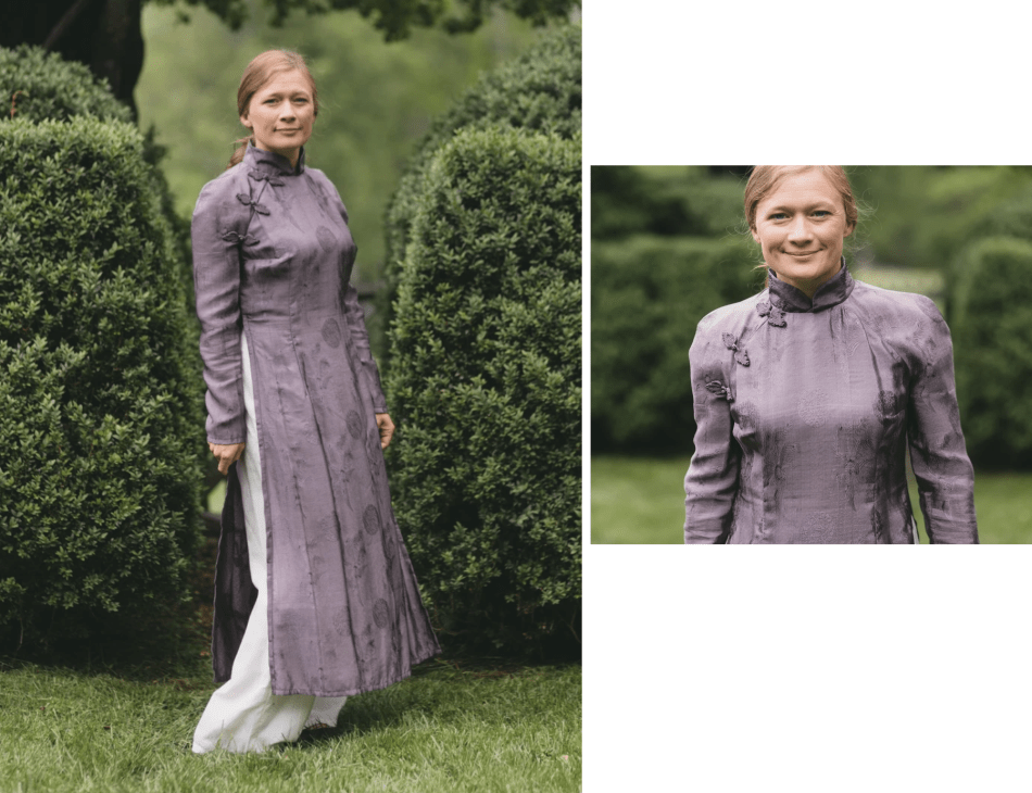 Folkwear Vietnamese Ao Dai #139