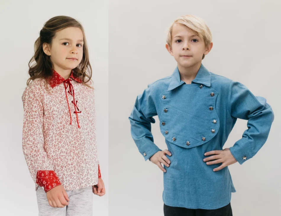 Folkwear 1800's Child's Frontier Shirt #218