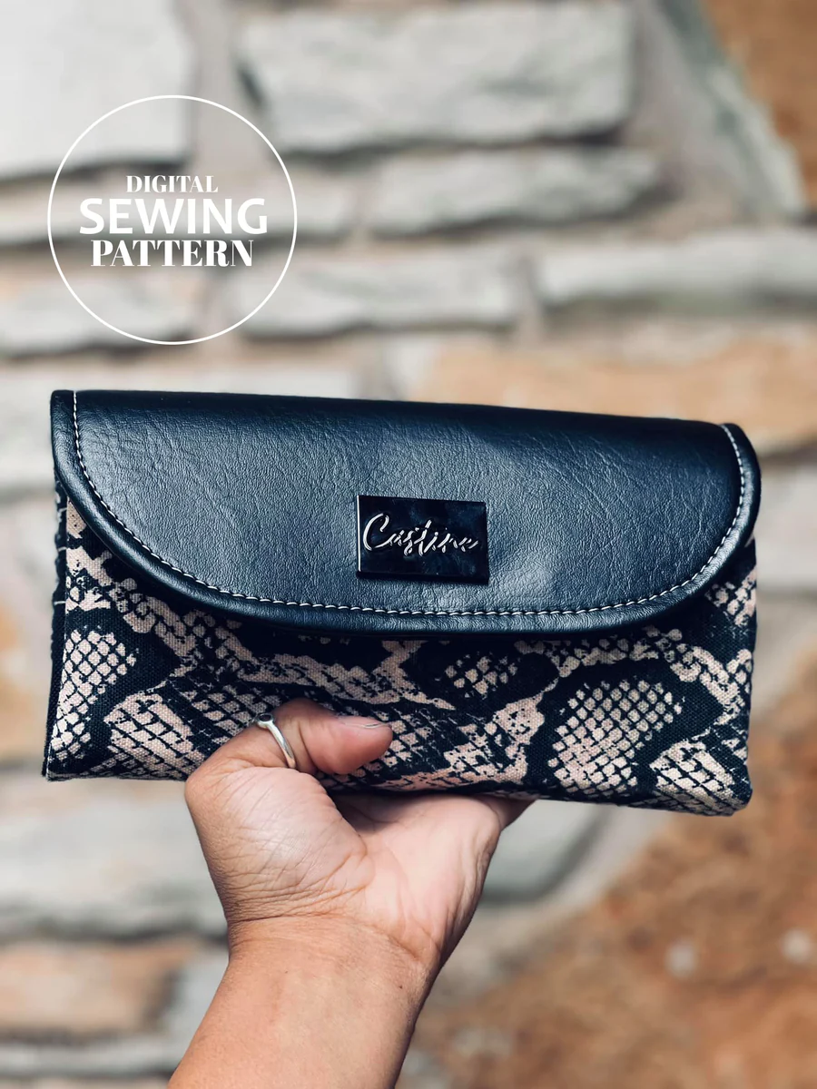 Sewing Pattern with video | The Fold-N-Go Wallet