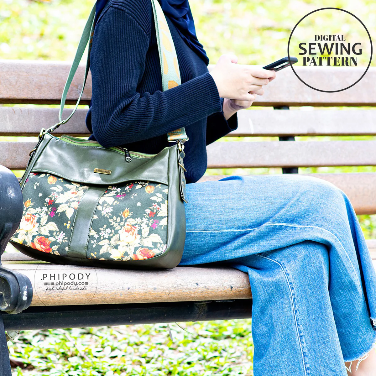 Sewing Pattern with video | The Callie Crossbody Bag