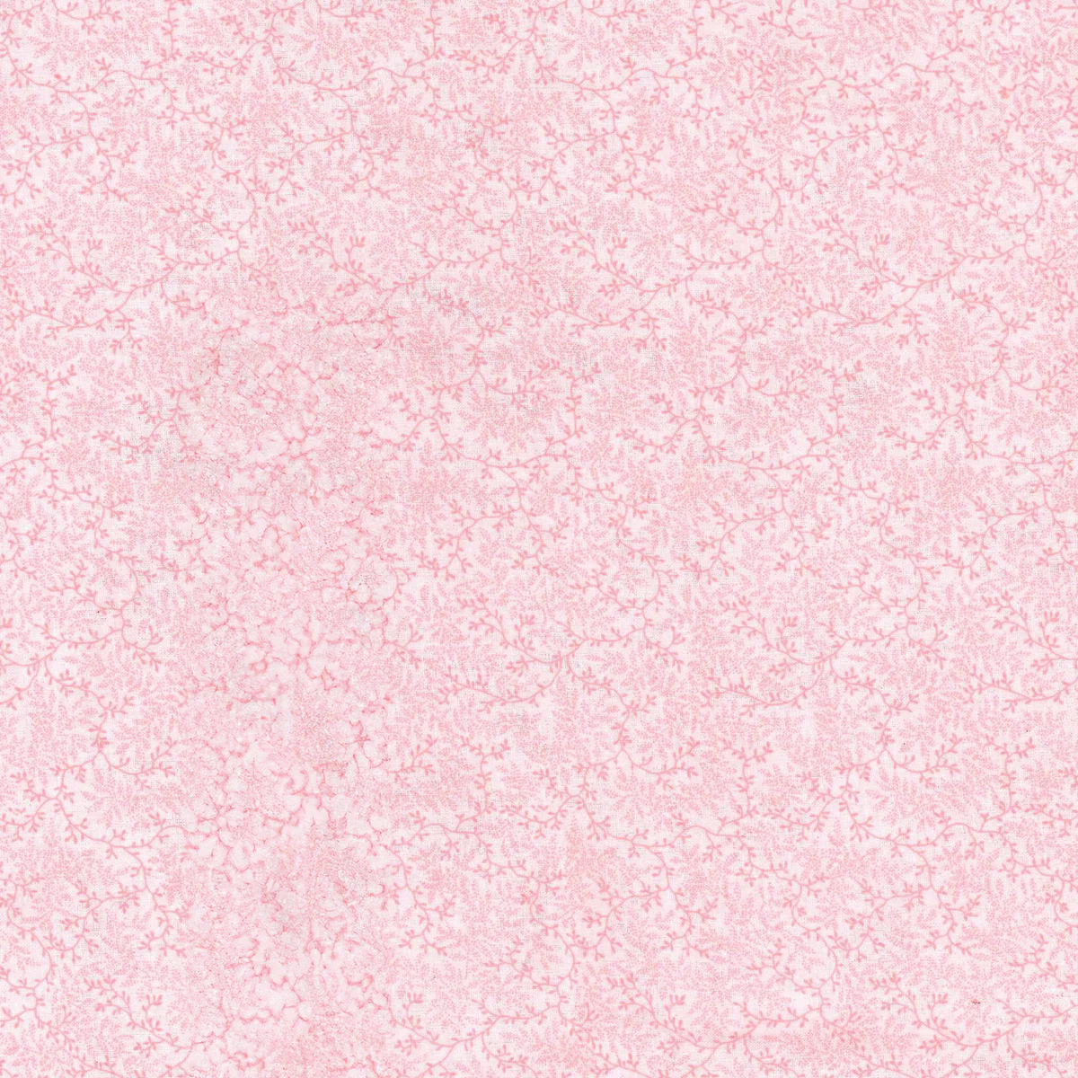 Wide Delicate Vines Pink - Quilt Back – 100% Quilting Cotton Fabric by the Yard
