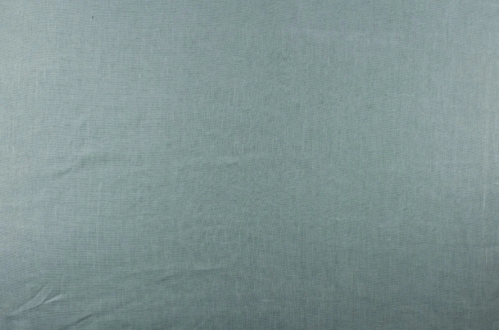 Duralee Linen Blend Fabric in Seafoam