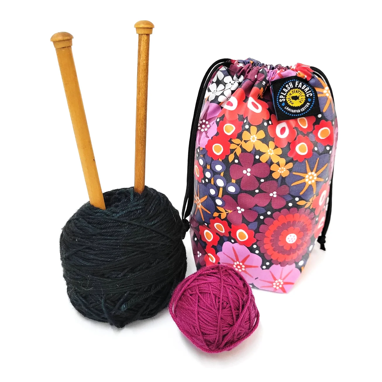 Splash Fabric: Small Cinch Bag In Juanita
