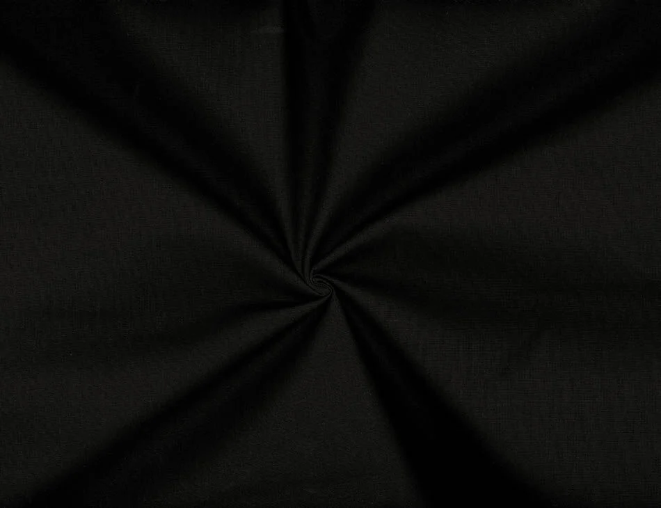 Essex Linen Blend Solid Black
