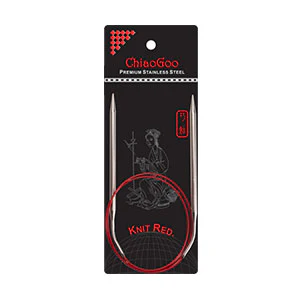 Chiaogoo Red Circular Needles 40" Multiple Sizes