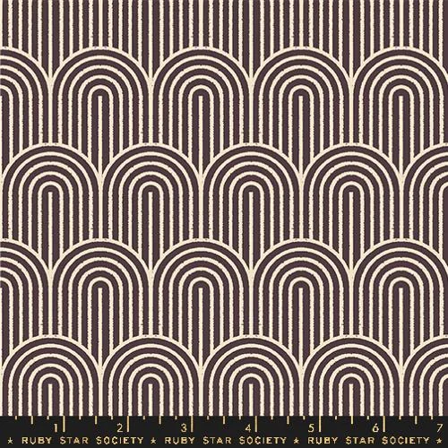 Geometry Canvas: Arches in Eggplant
