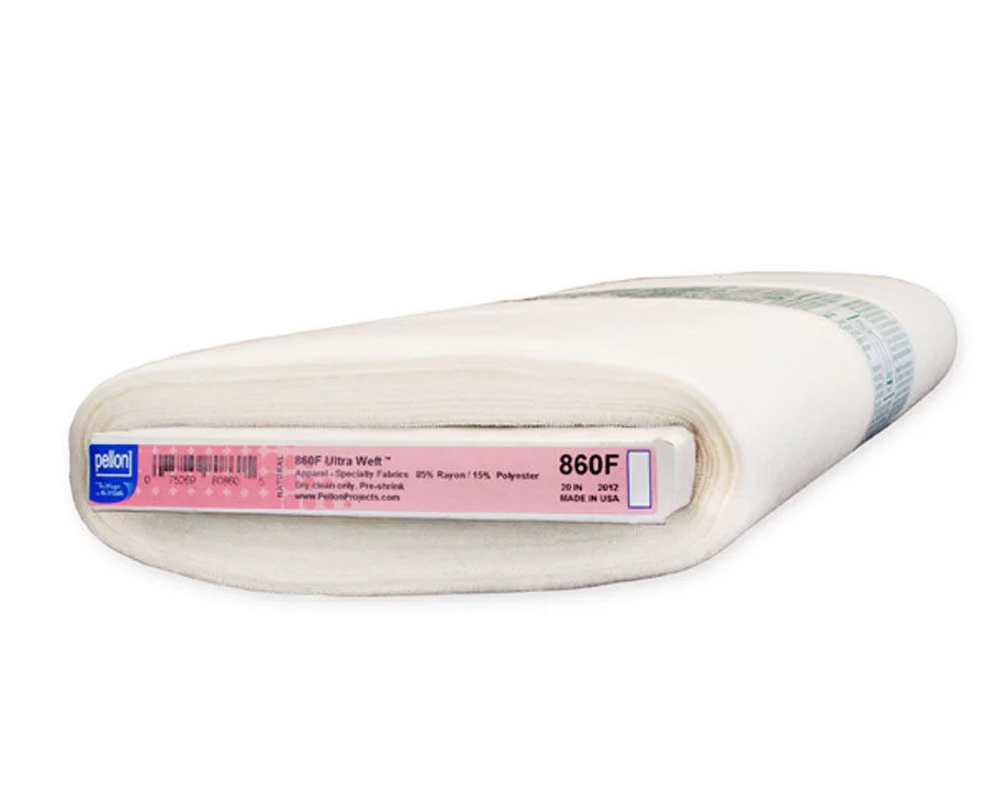 P-860F Pellon Ultra-Weft Fusible Interfacing Cream