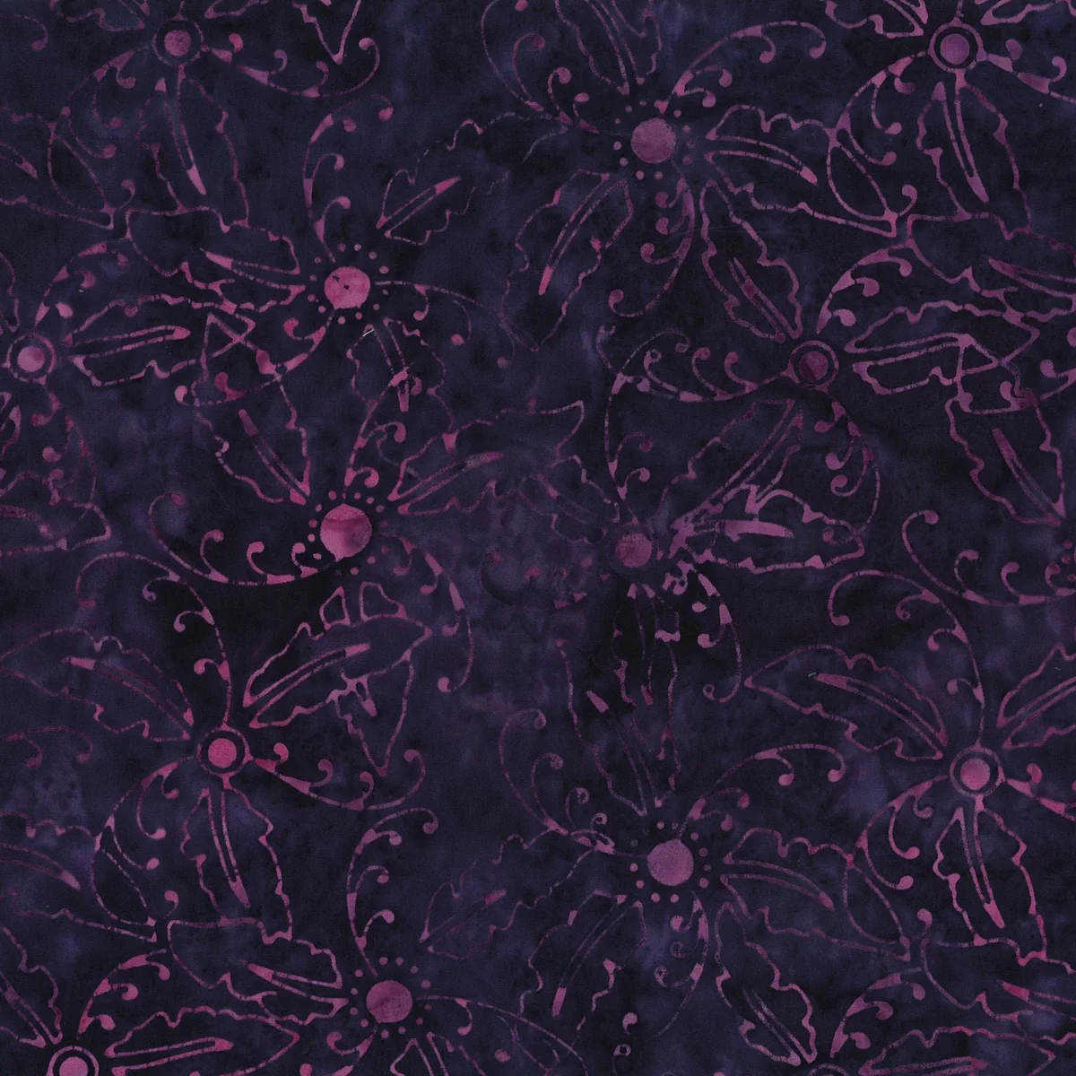 Batiks Pinwheels Plum – 100% Quilting Cotton Fabric by the Yard