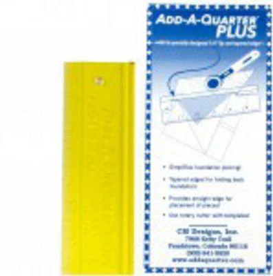 Add-A-Quarter PLUS 6in Ruler