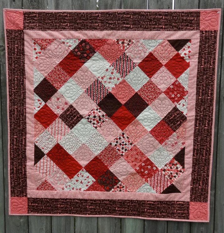 Baby Charms-Straight to the Point - - Finished Quilt