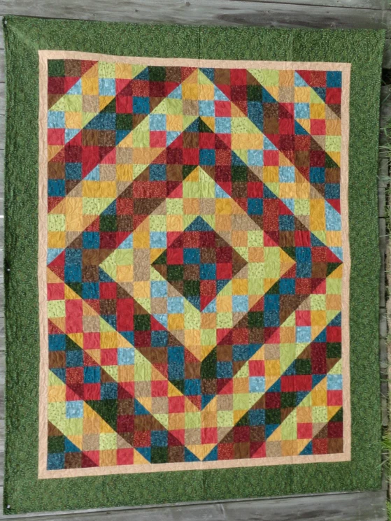 Barn Dance Dark Colorway - Finished Quilt
