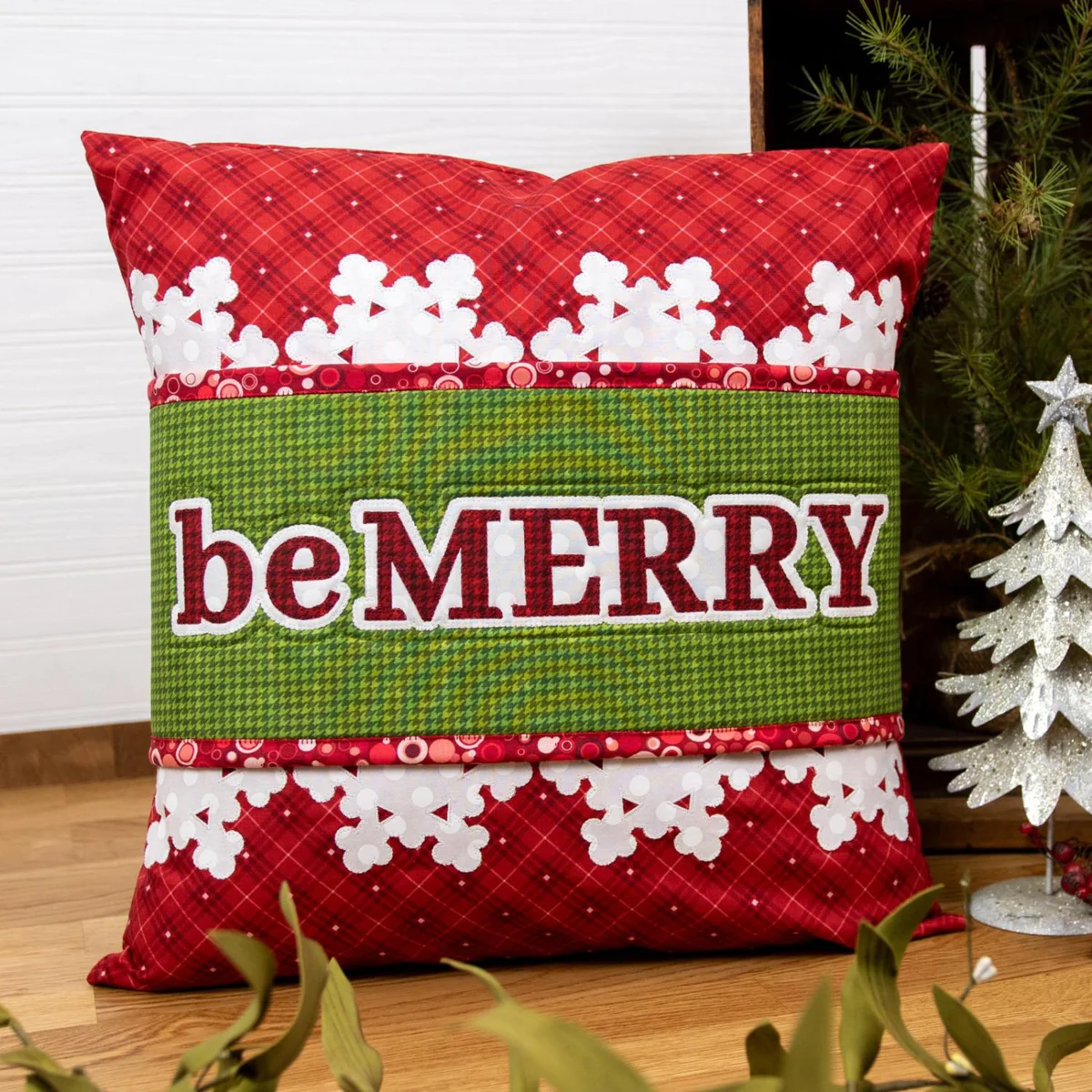 Be Merry Pillow Wrap & Cover Kit