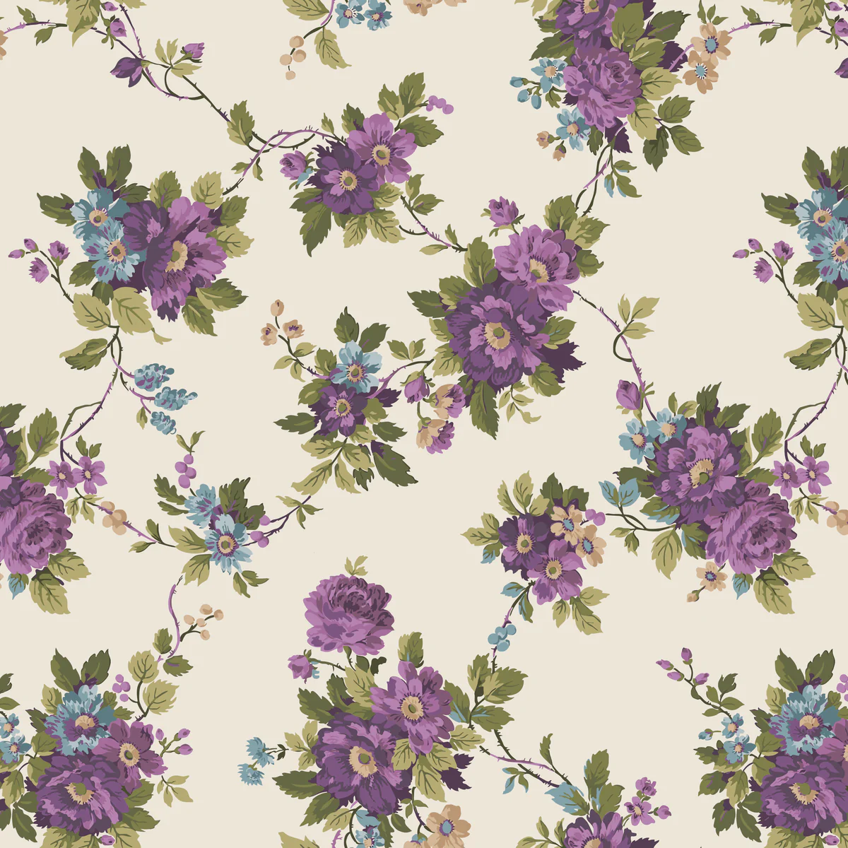 Anne of Green Gables™ Main Cream – 100% Quilting Cotton Fabric by the Yard