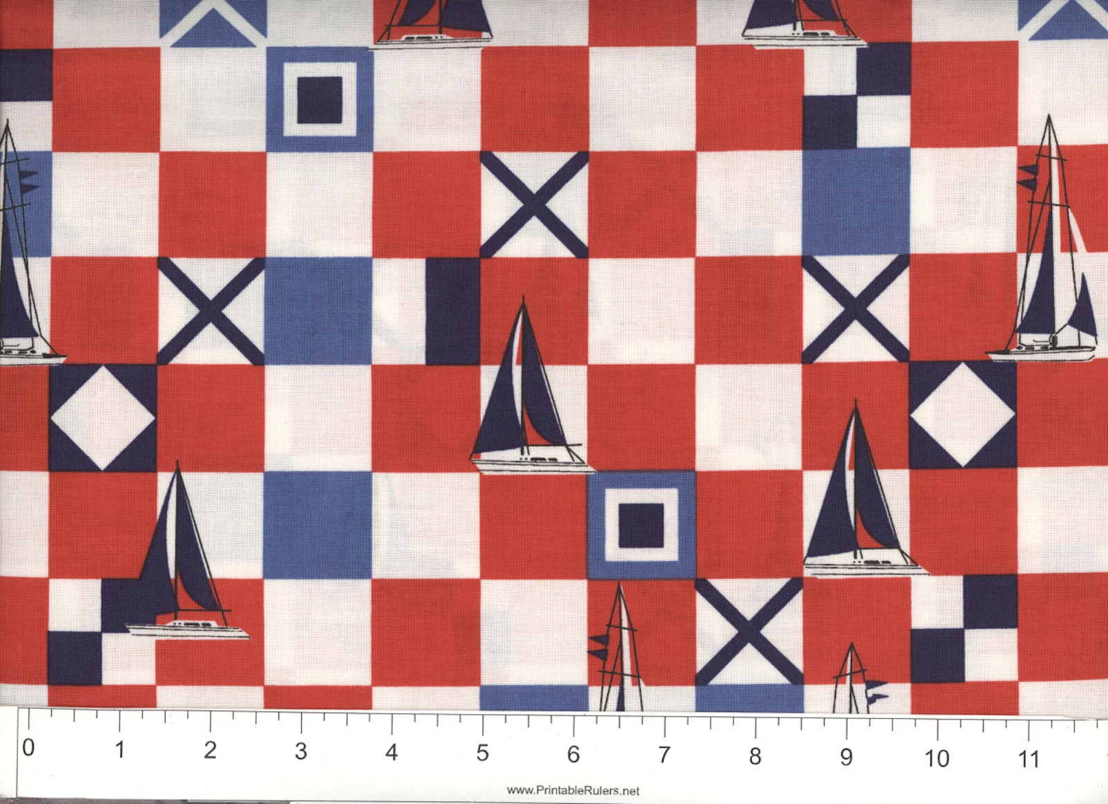 45"Michael Miller Mariner Flags