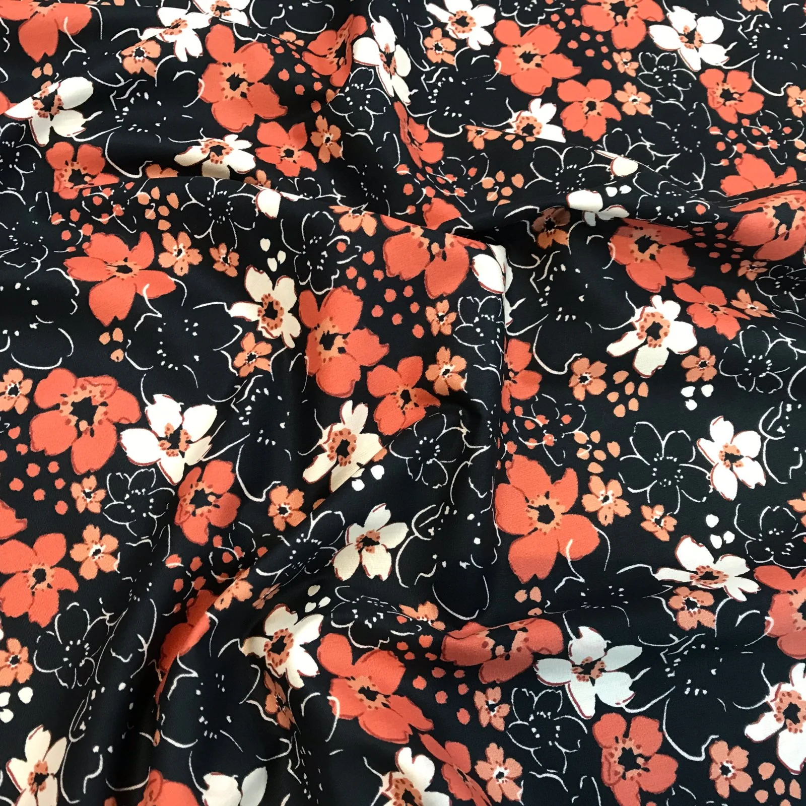 Cotton Poplin - "Fall Floral"