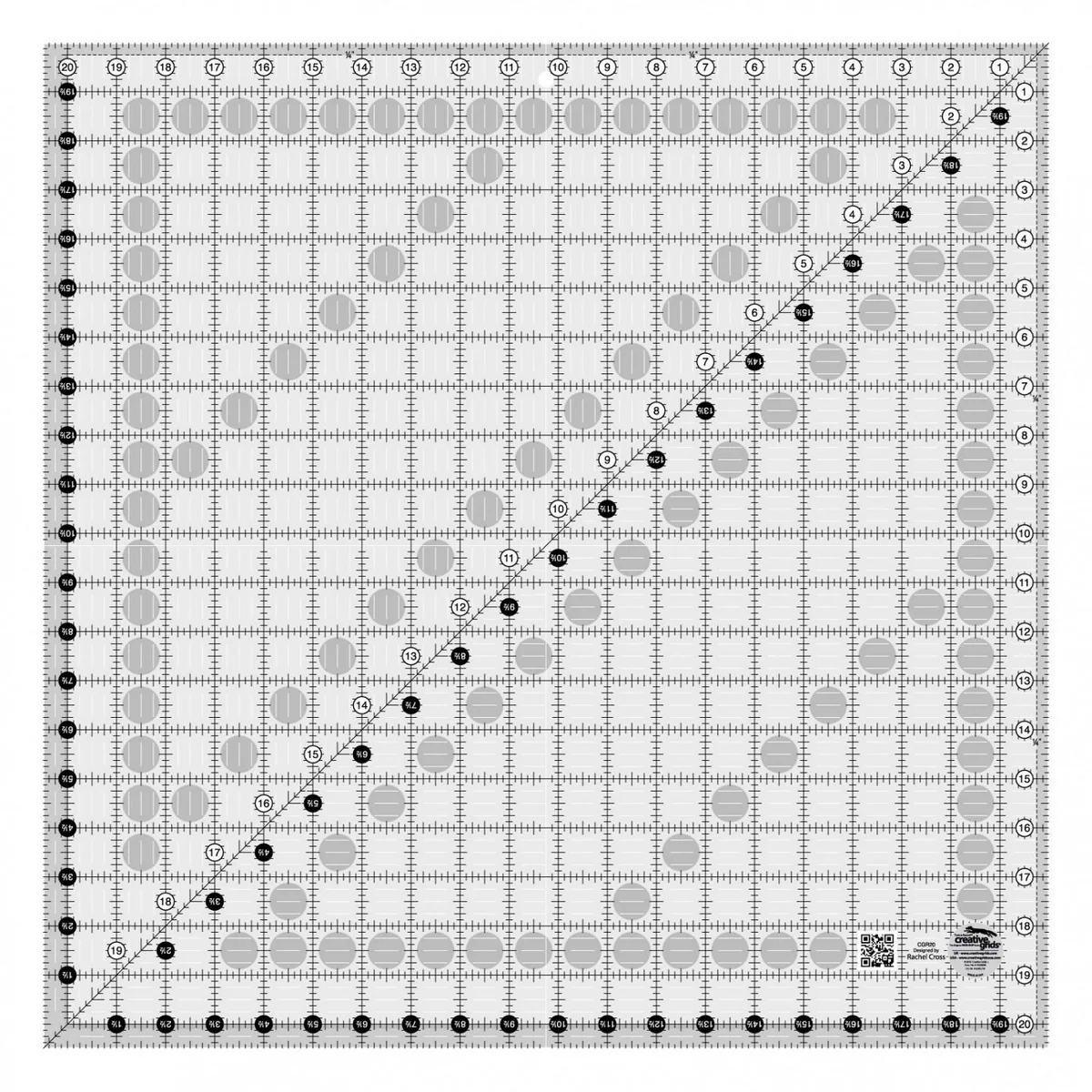 Creative Grids 20 1/2 inch Square Ruler