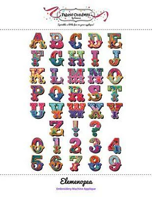 Elemenopea Embroidery Applique