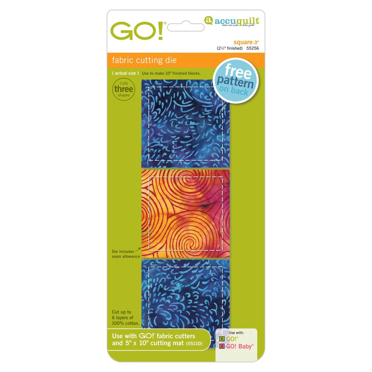 GO! Square 3in 55256