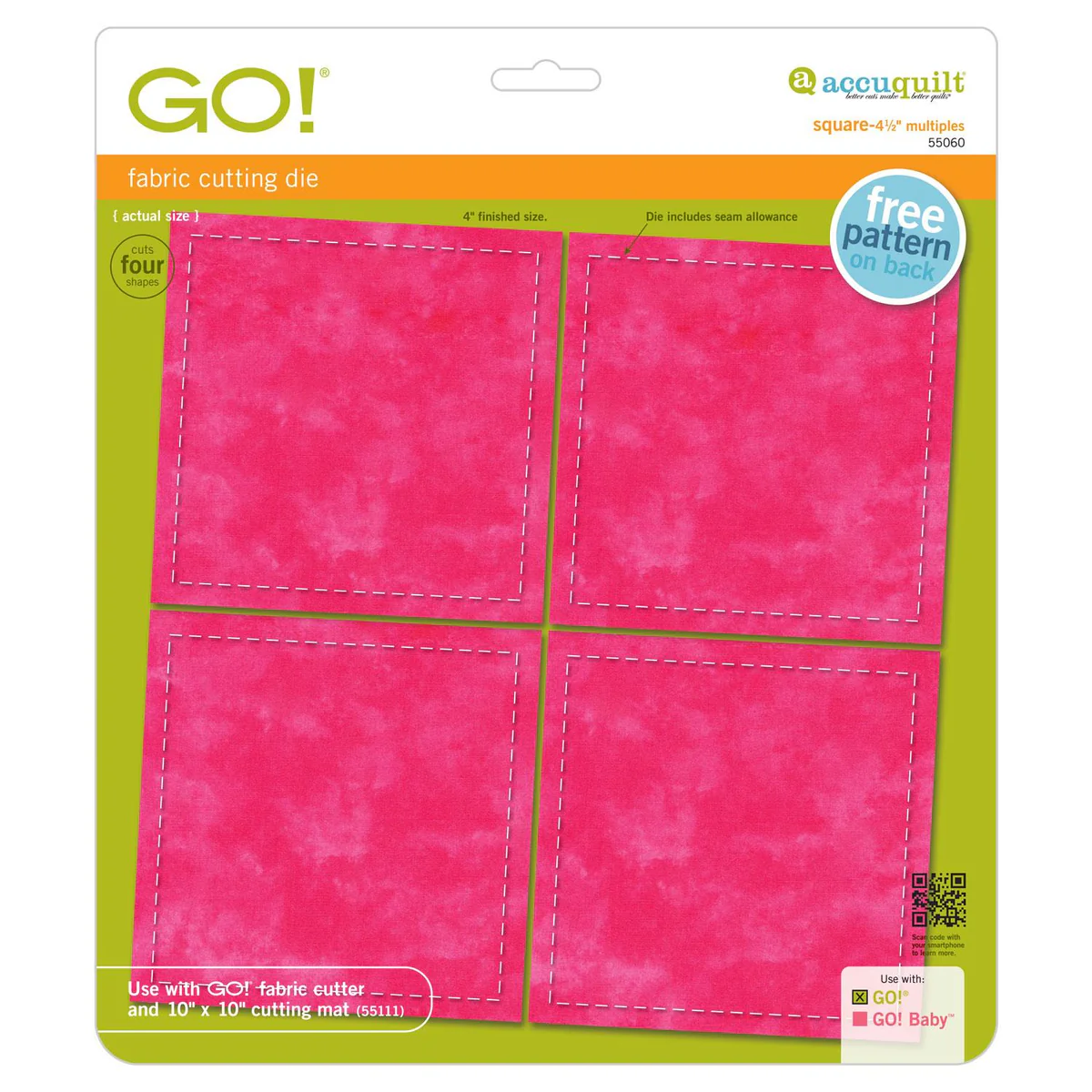 GO! Square 4.5in 55060