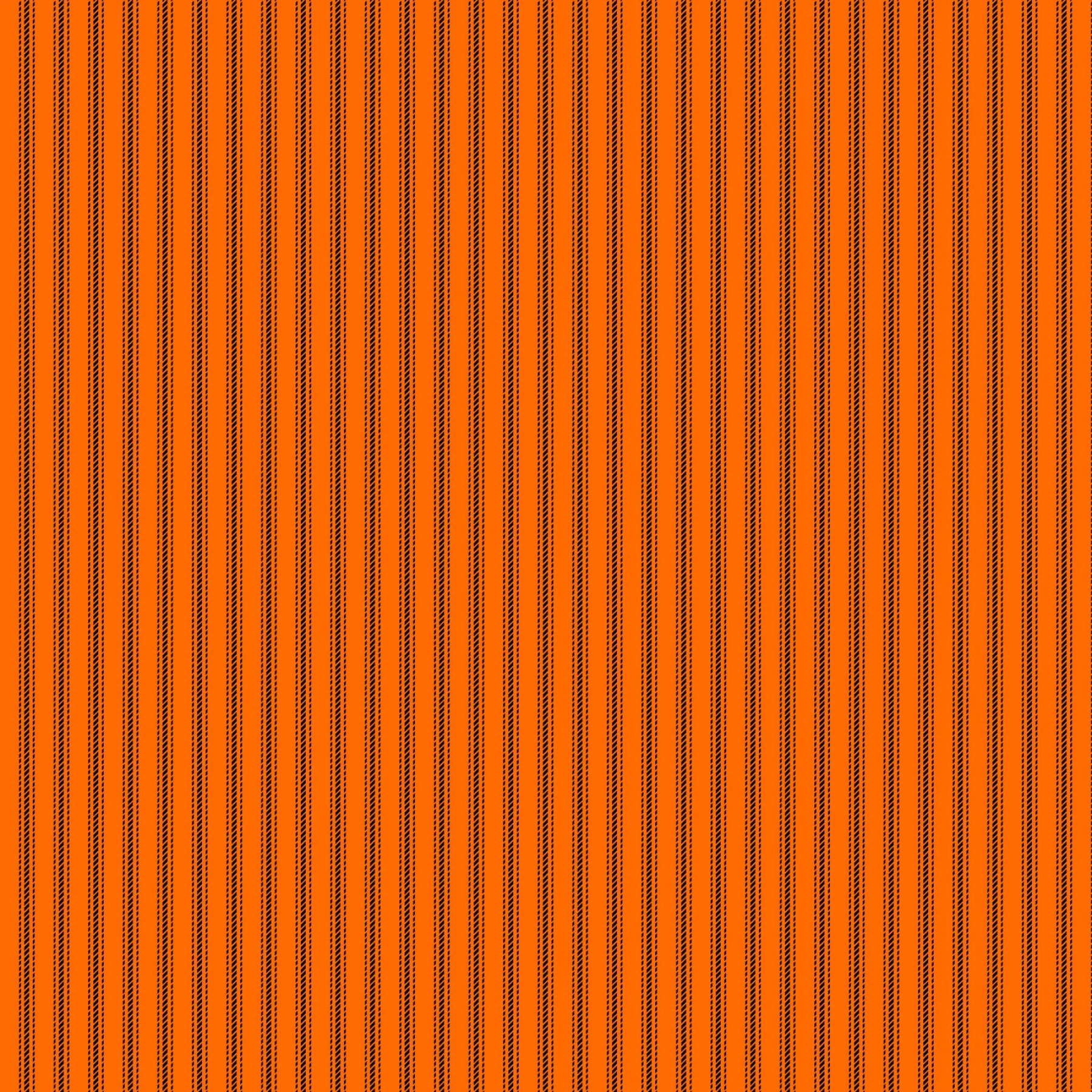 Stitching Housewives: Black Ticking Stripe in Orange