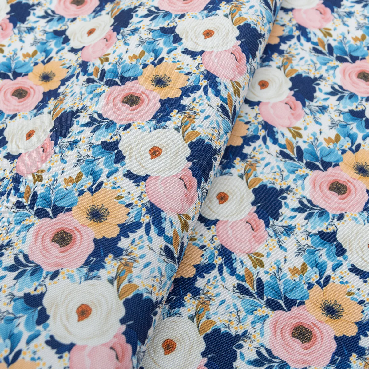 Harmony Rose Water-Resistant Canvas 18" x 58" Roll
