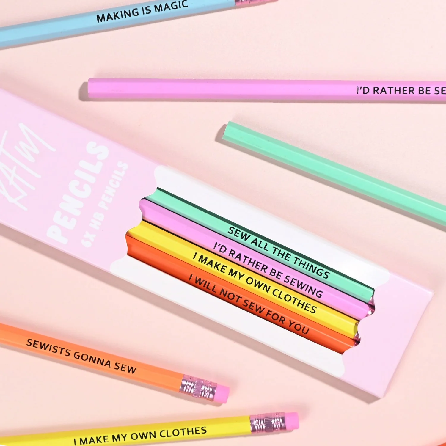 Sewing Themed Pencils