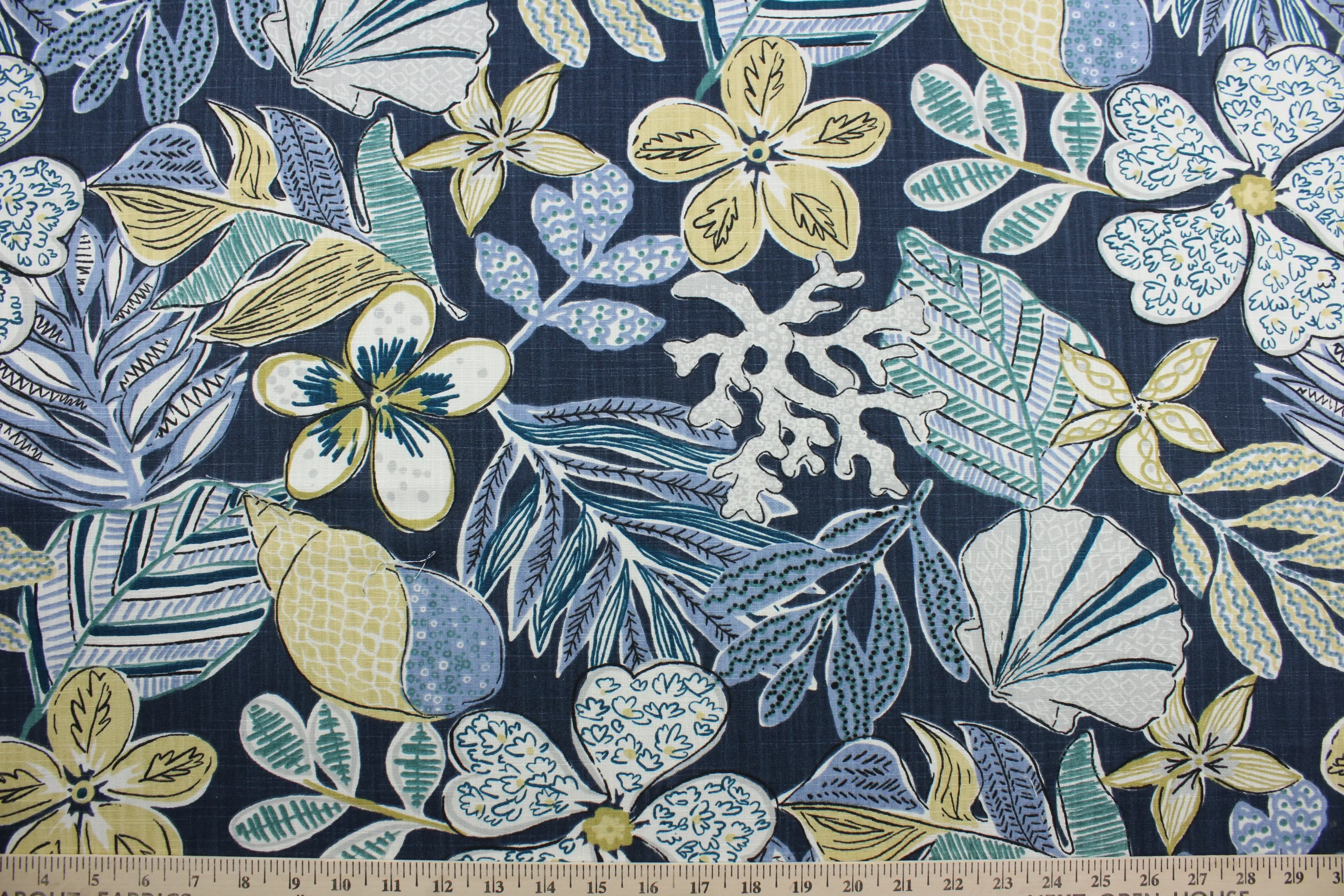 Robert Allen© Mixed Motifs in Indigo