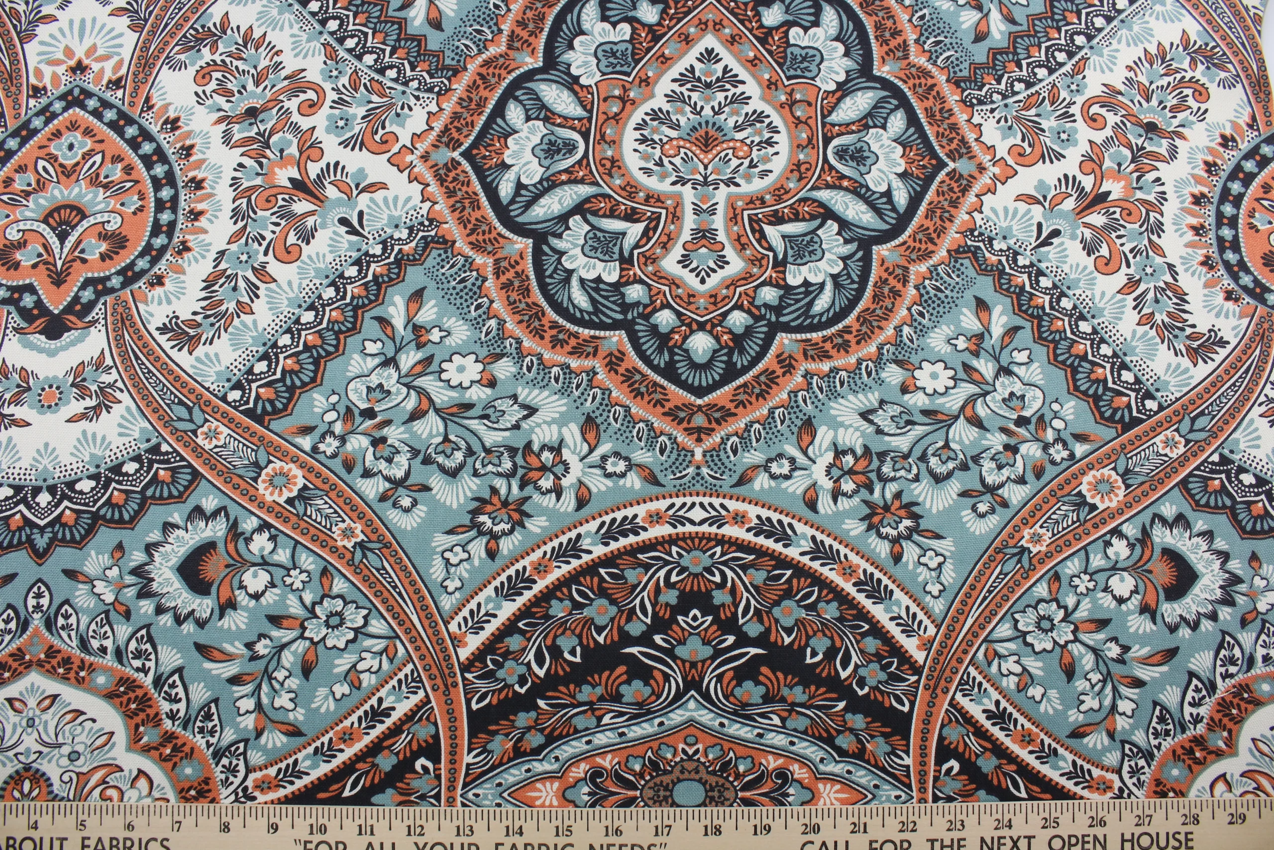 Duralee Fabrics© Abbotsford in Aqua