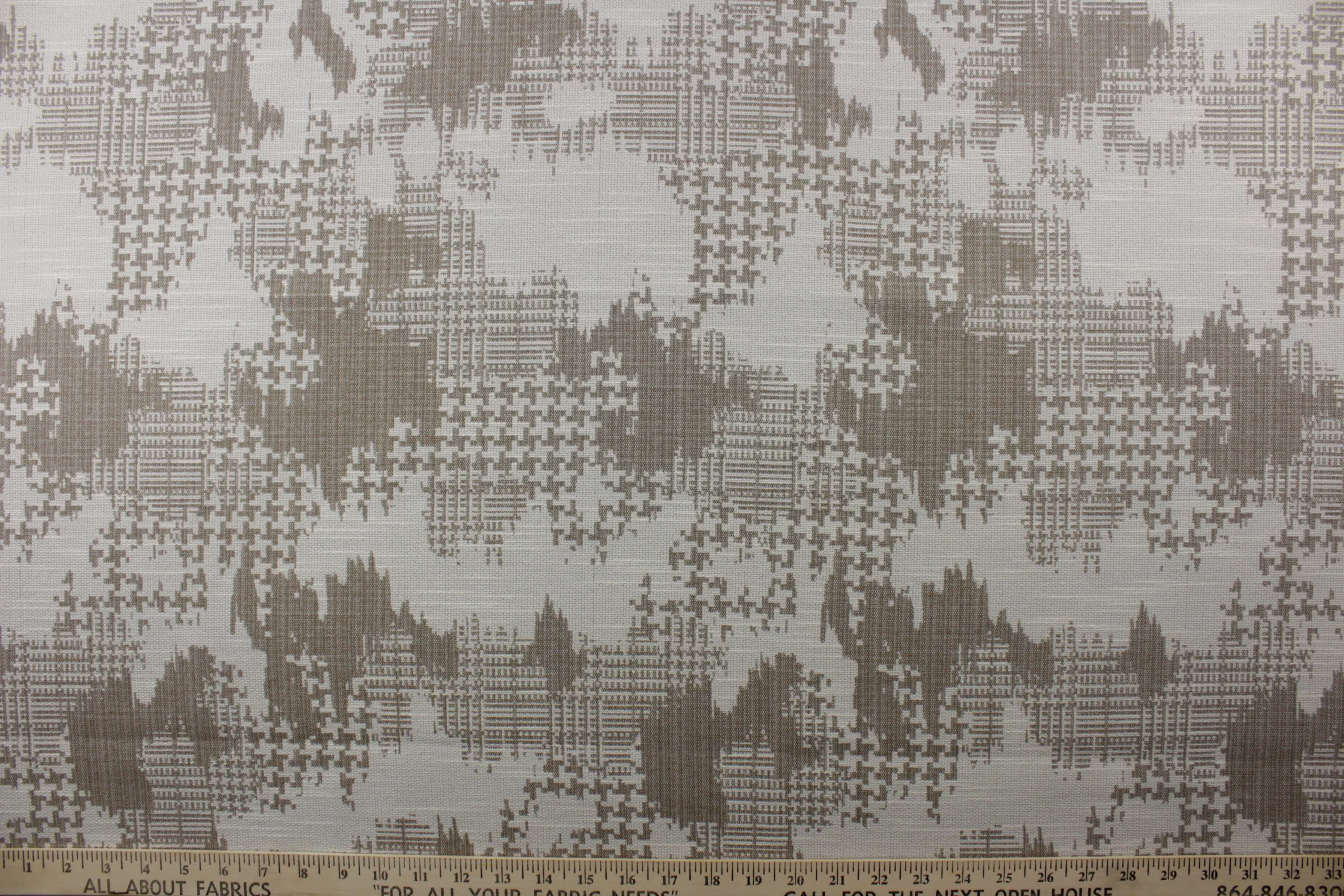 Robert Allen Plaid World in Linen