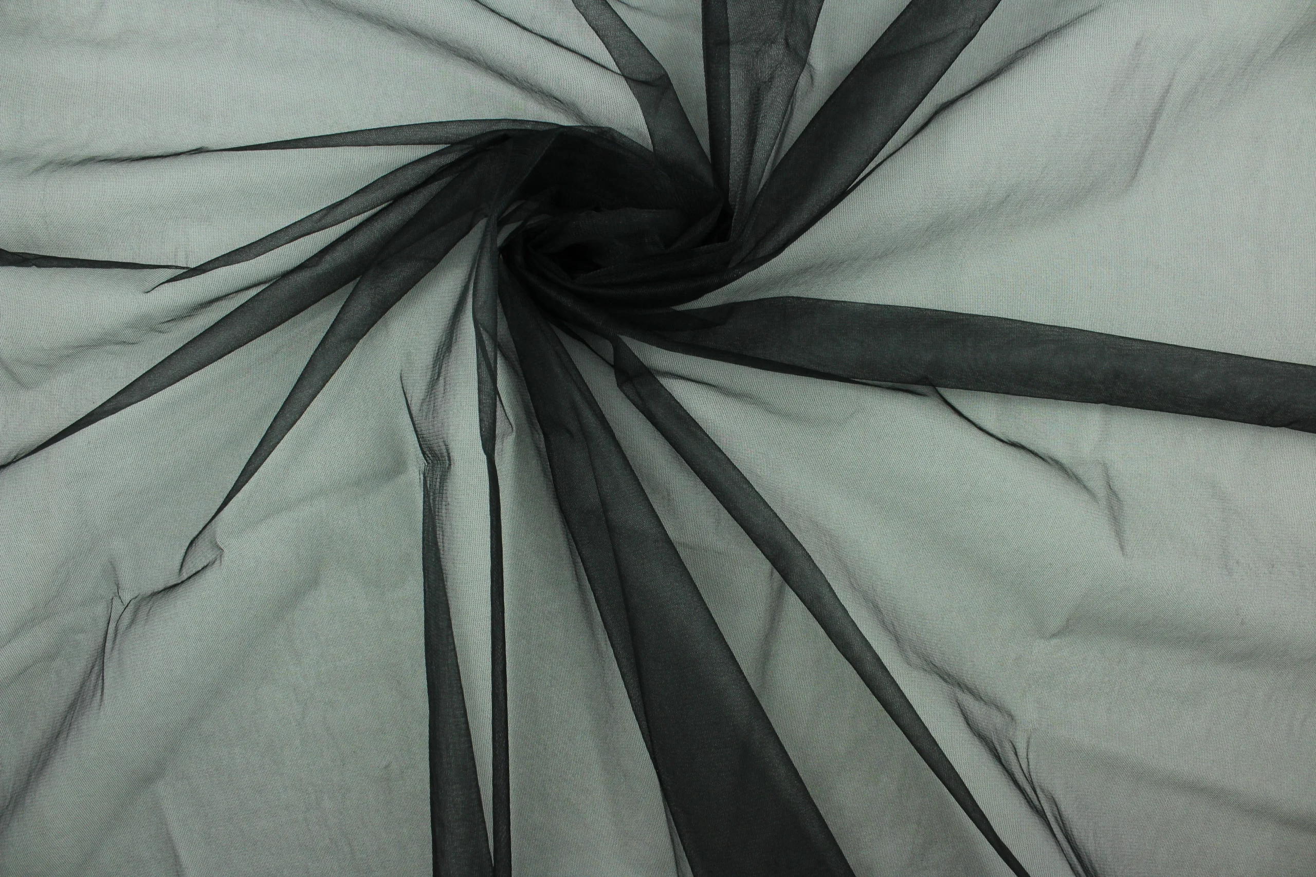 15 Denier Tricot Fabric in Black