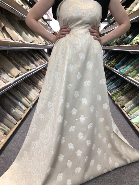 Metallic Floral European Brocade - Gold