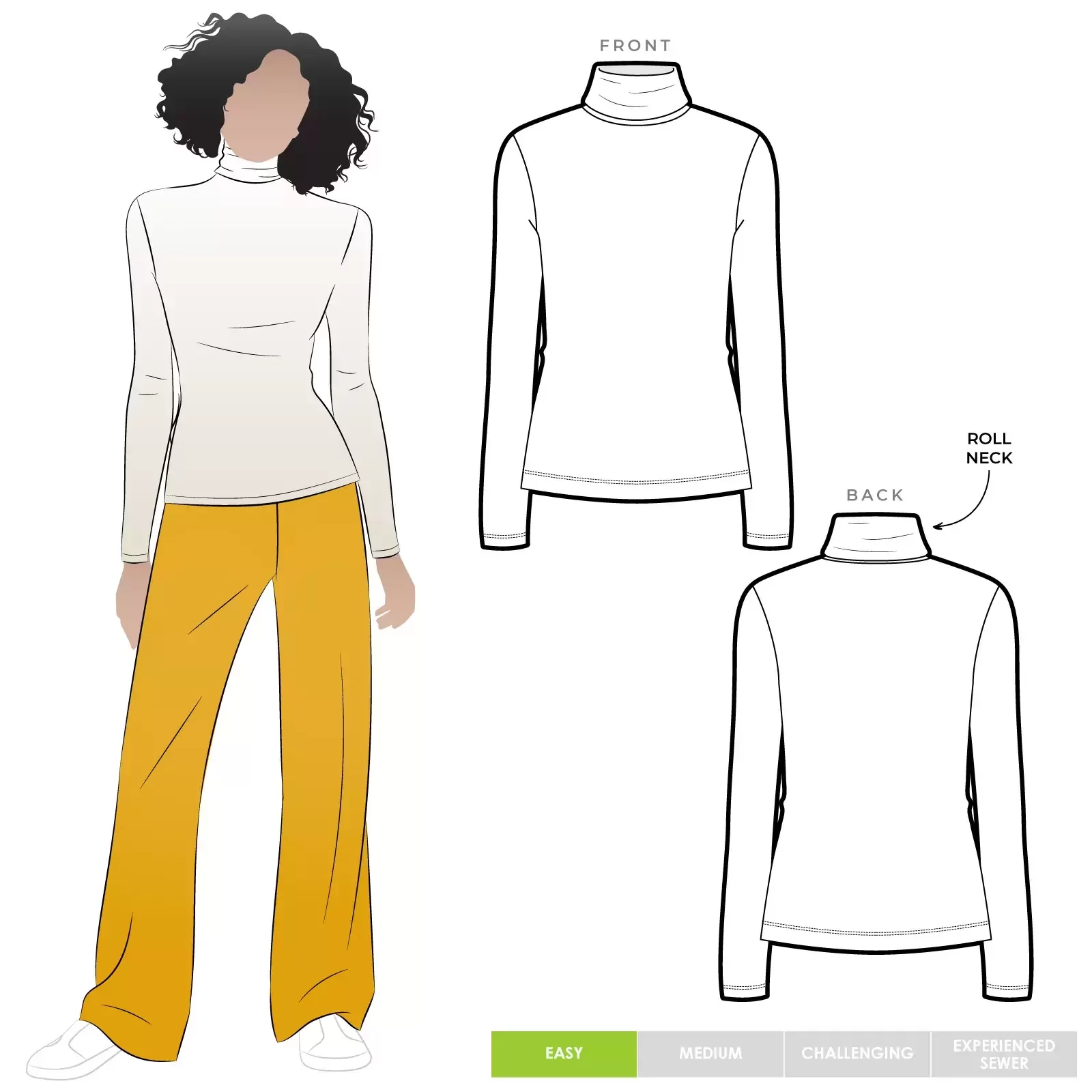 Pattern - Style Arc - Alexi Top