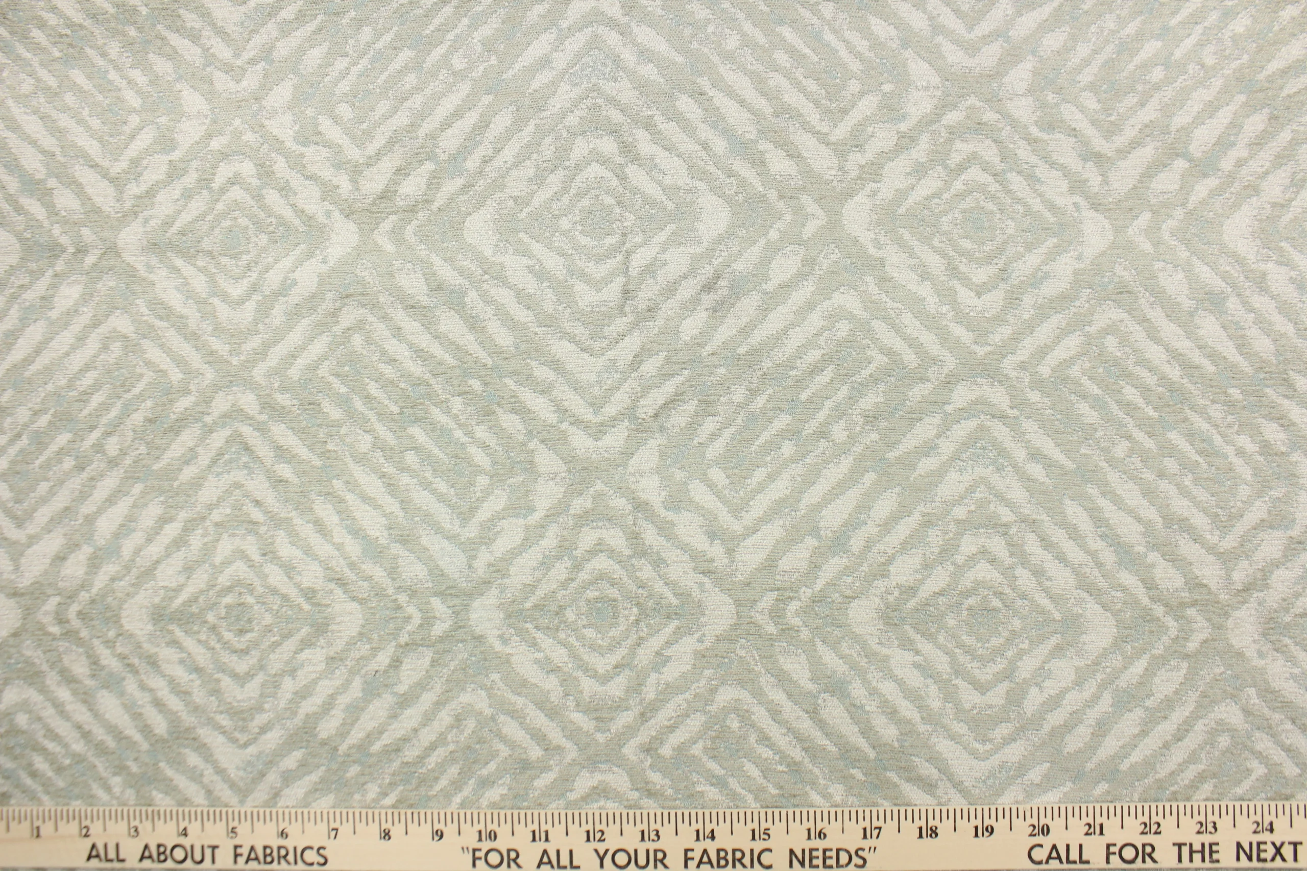 Chenille Tide Fabric in Mineral