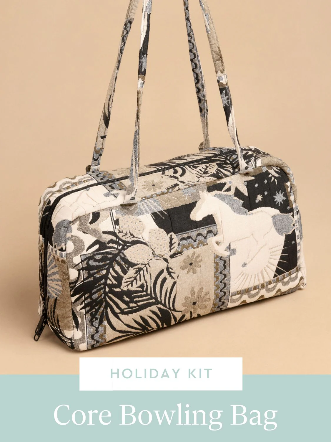 Core Bowling Bag Kit | Horse Collage Jacquard