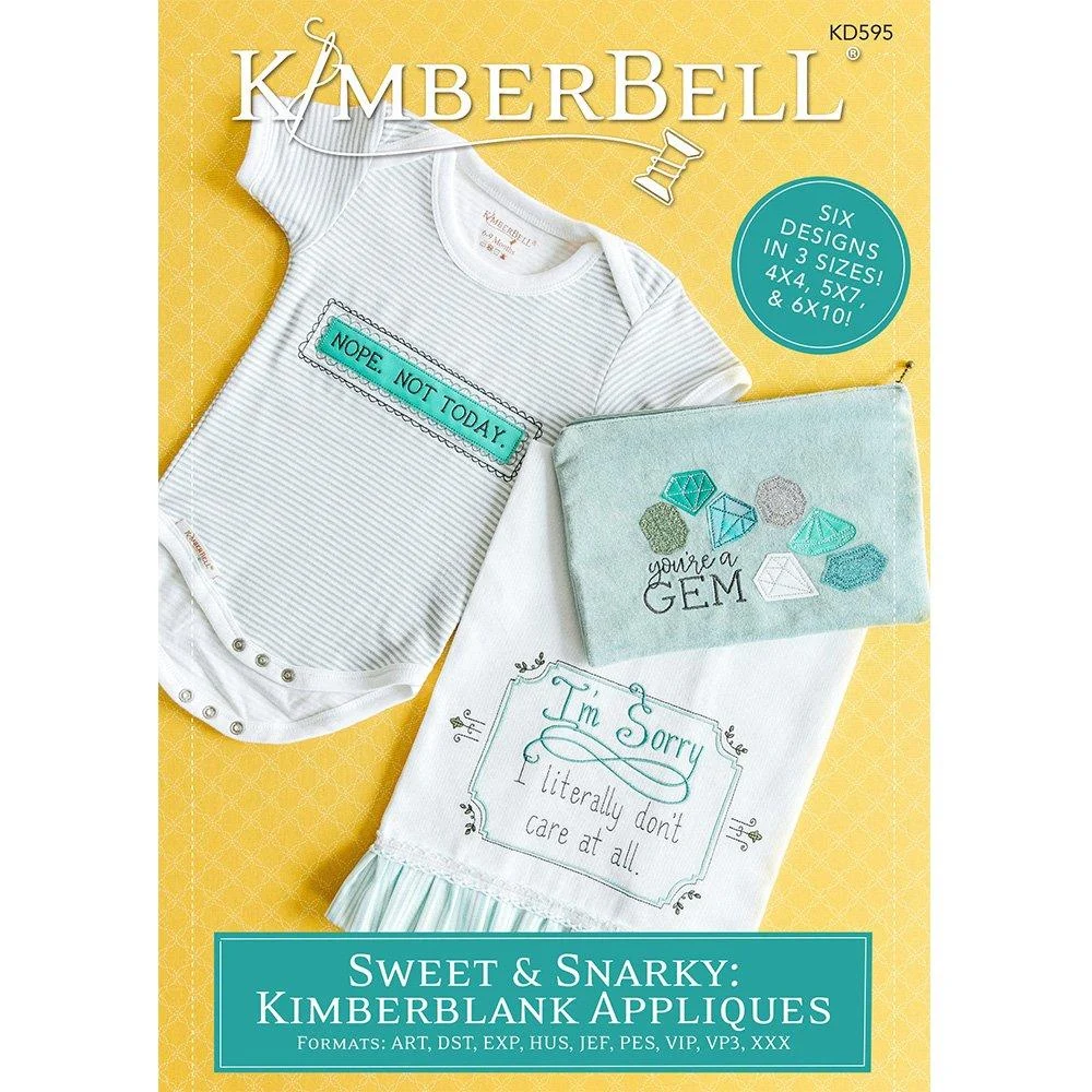 Kimberbell Sweet & Snarky Applique Embroidery Collection