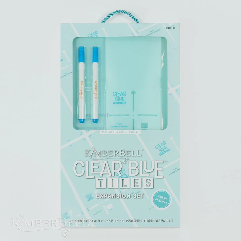 Clear Blue Tiles: Expansion Set by Kimberbell