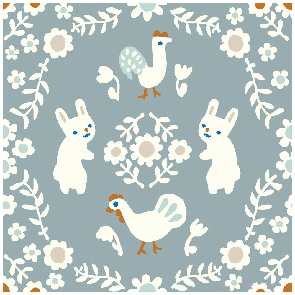 Enchanted: Bunny Garden in Haze