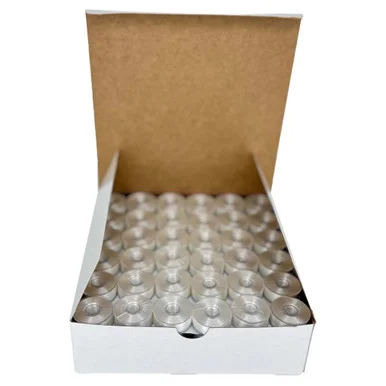 Sew Smooth Polyester Bobbins - Style A/Class 15 - Plastic Sides - Box
