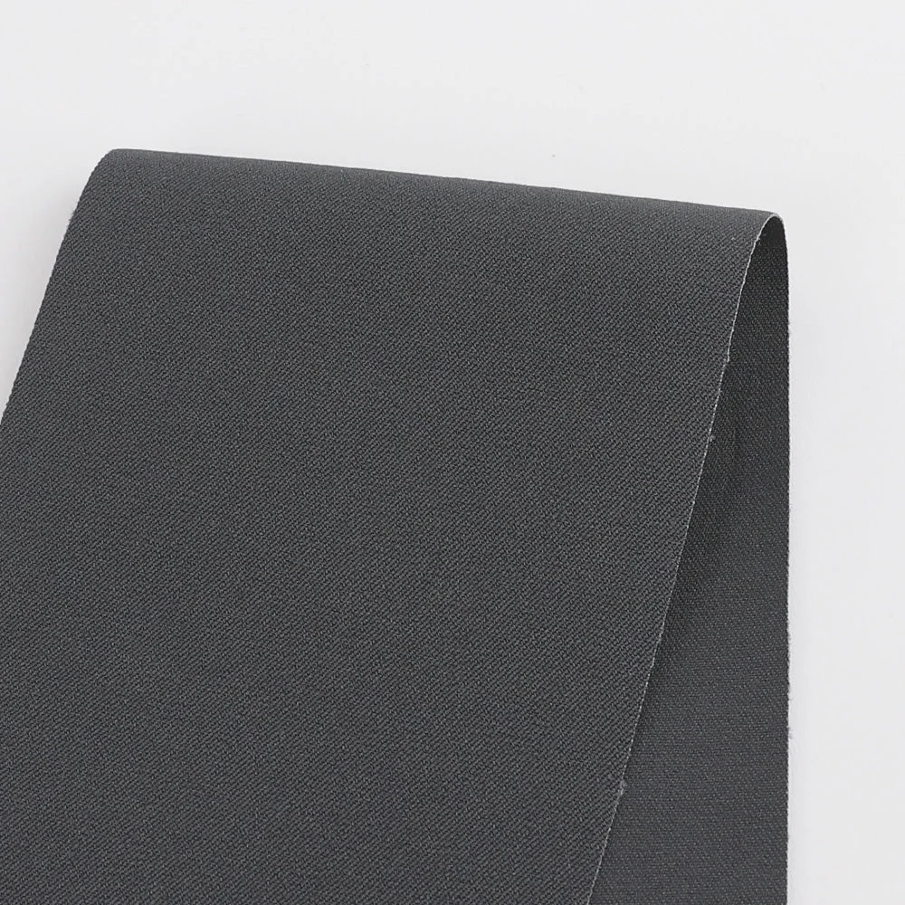Heavyweight Stretch Cotton Twill - Shark (remnant)