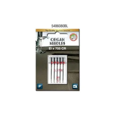 Organ - EL x 705 Needles - 80/12 - 5Pk