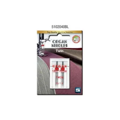 Organ - Twin Needles - 1.4mm Spacing - 70/10 - 2Pk