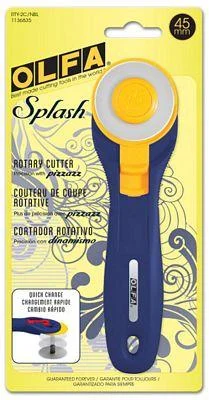 Olfa 45mm Splash Rotary Cutter-Navy