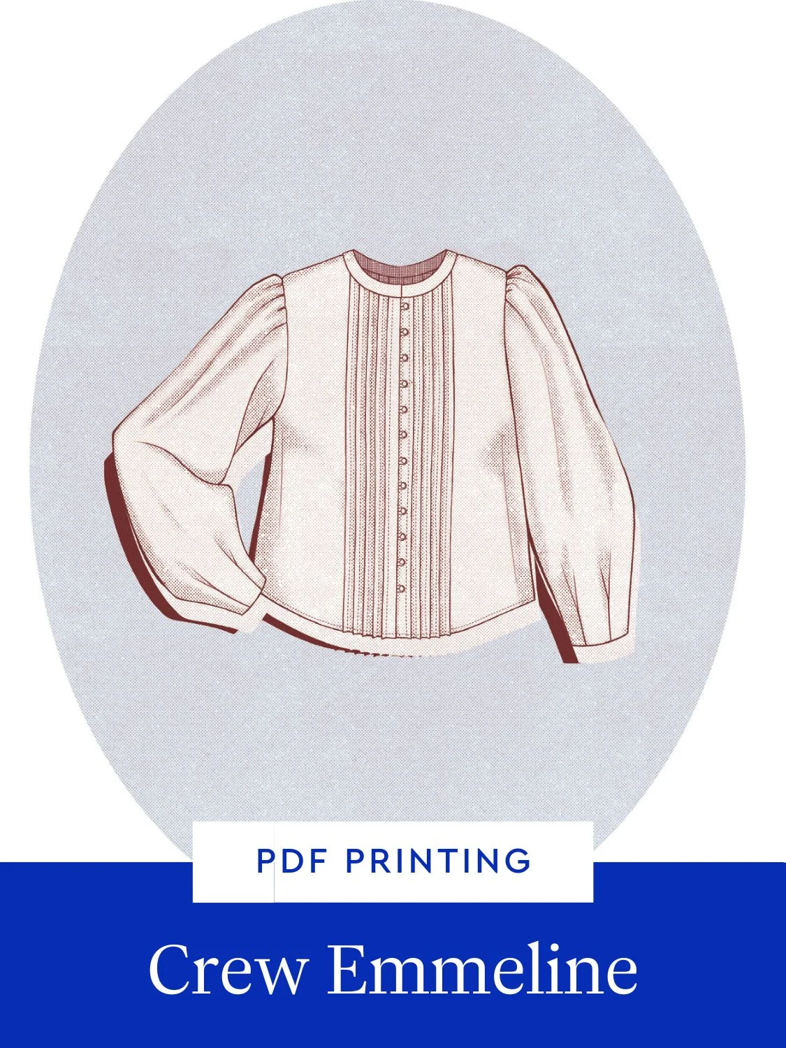 PDF Printing for CREW Emmeline Blouse